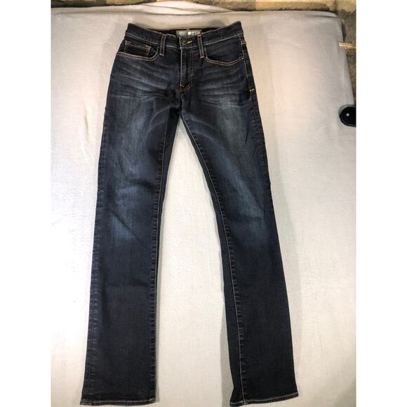 BKE Jake Straight Leg Jeans Mens 29xL Dark Wash Stretch Denim long/tall - Picture 2 of 6
